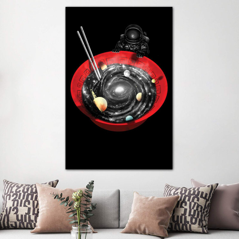Cosmic Ramen II - Wrapped Canvas Print, 152.4cm H x 101.6cm W x 3.81cm D