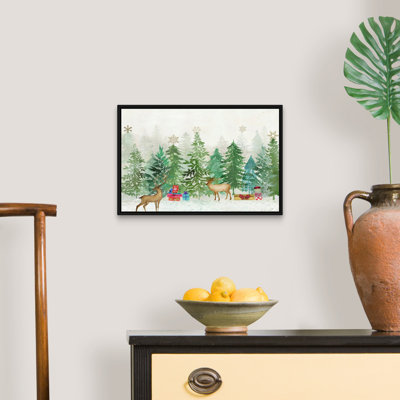 Magie de Noël - reproduction d'art sur toile
