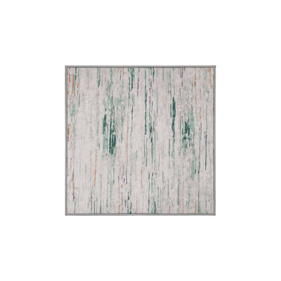 Machine Washable Gray Area Rug
