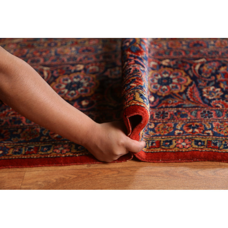 Tapis persan Kashan fabriqué à la main 11 x 21