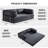 78.74'' Wide Modular Convertible Compression Sleeper Sofa Bed with High-Density Foam and Fixed-Shape Frame-119236062