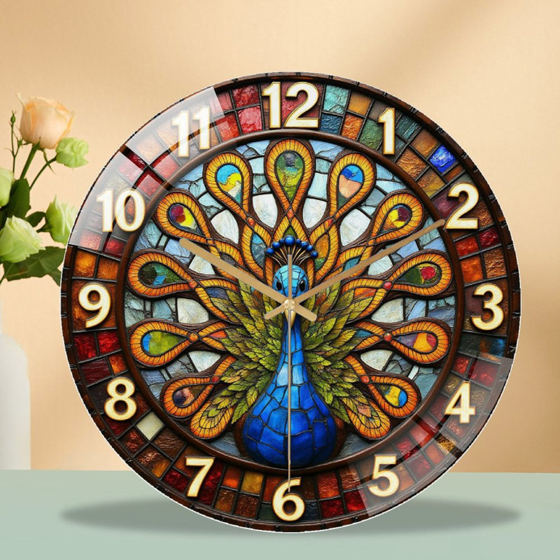 Horloge murale Peacock