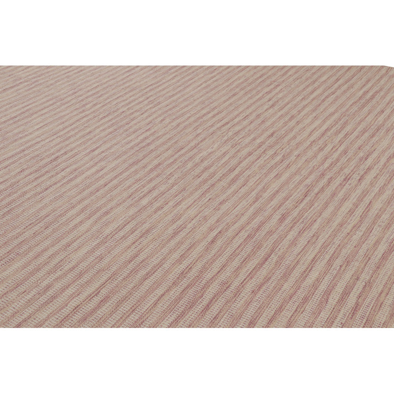 Scandinavian Wool Striped Area Rug, Rectangle 12' x 18'