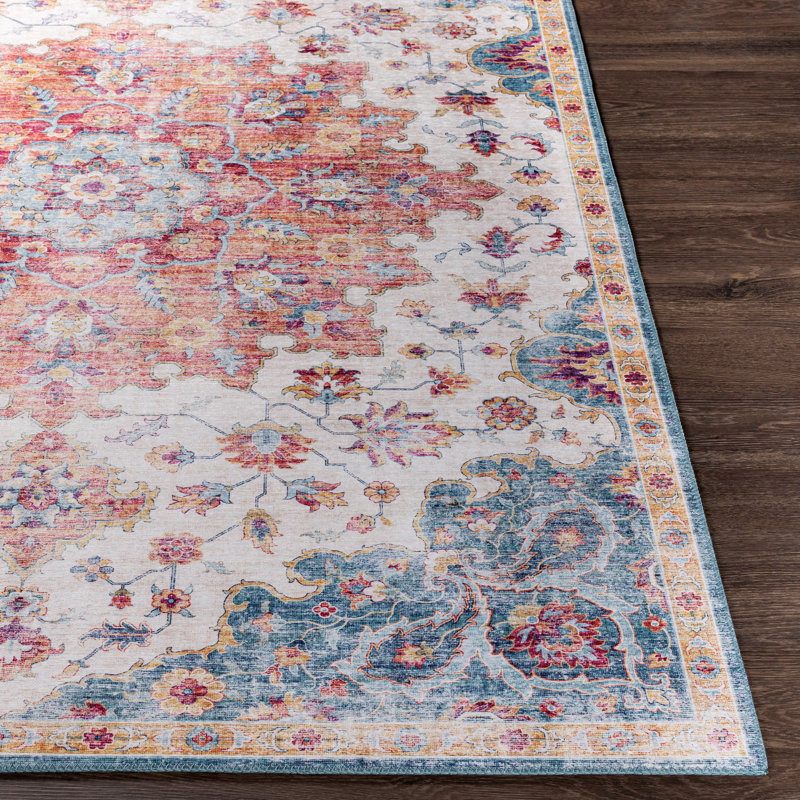 Tapis oriental ivoire Dipak, Tapis de couloir 2 pi 6 po x 7 pi 6 po