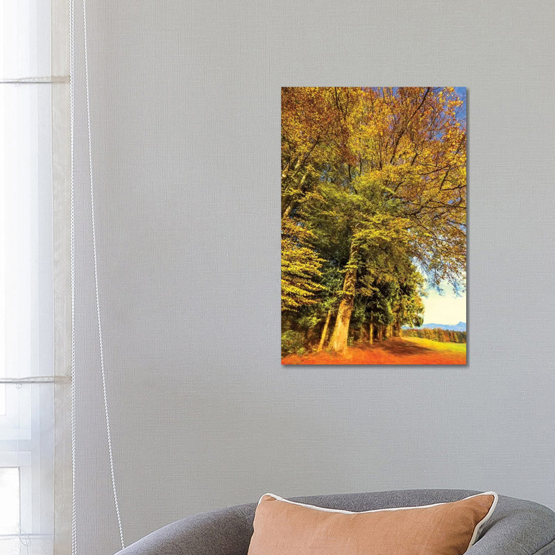 Autumn Landscape by Beli - Wrapped Canvas Print, 66.04 cm H x 45.72 cm W x 3.175 cm D