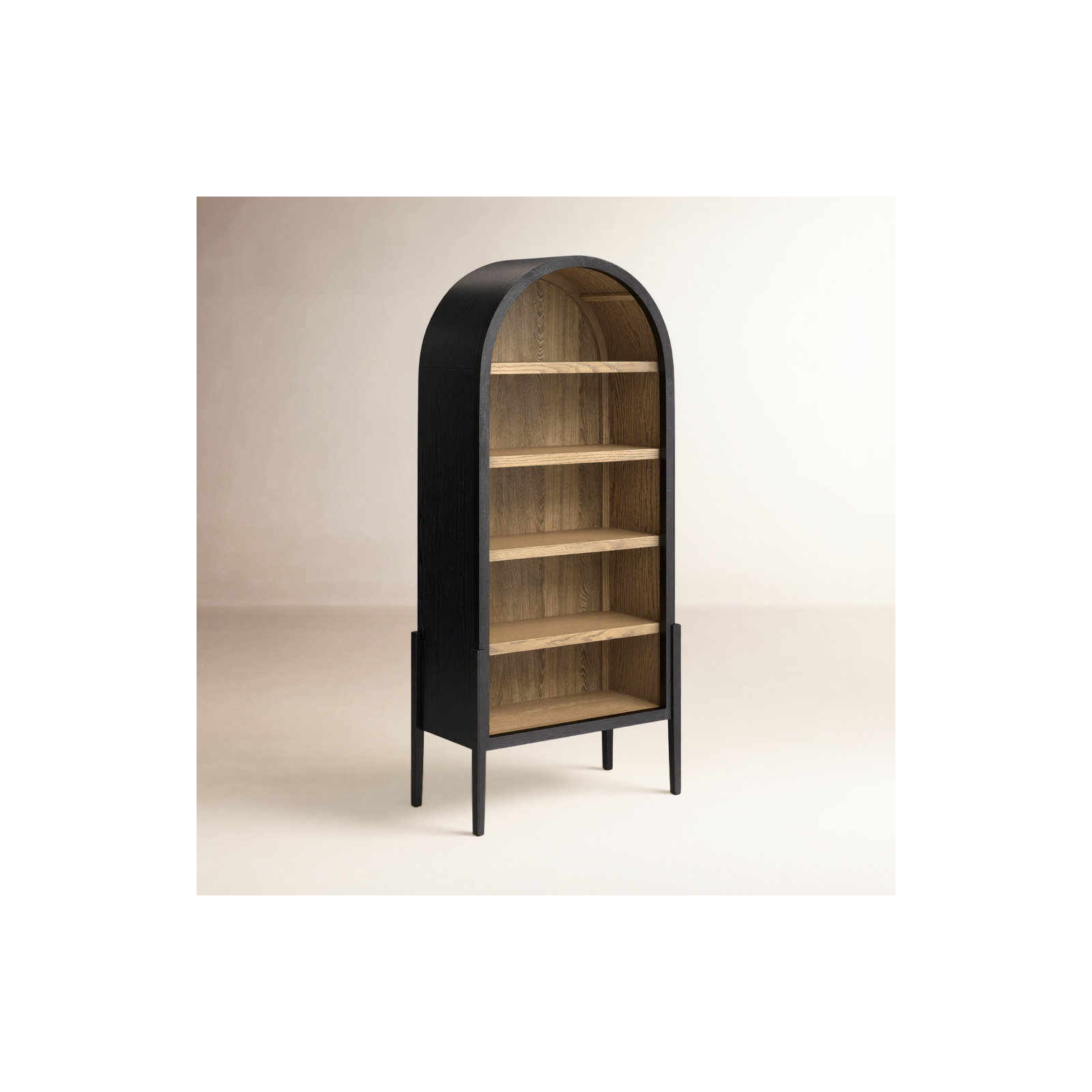 Errol Standard Bookcase, Black