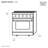 KUCHT Professional 30 in. 4.2 cu. ft. Propane Gas Range with Sealed Burners and Convection Oven in Stainless Steel with Red Oven Door-50147959-94094665