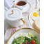 Golden Edge 32 oz. Bone China Tea Pot