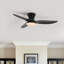 Ventilateur de plafond à profil bas à intensité variable de 40 po avec lumières DEL et télécommande Karlena (ensemble de 2)-116573981-116573978-116573979