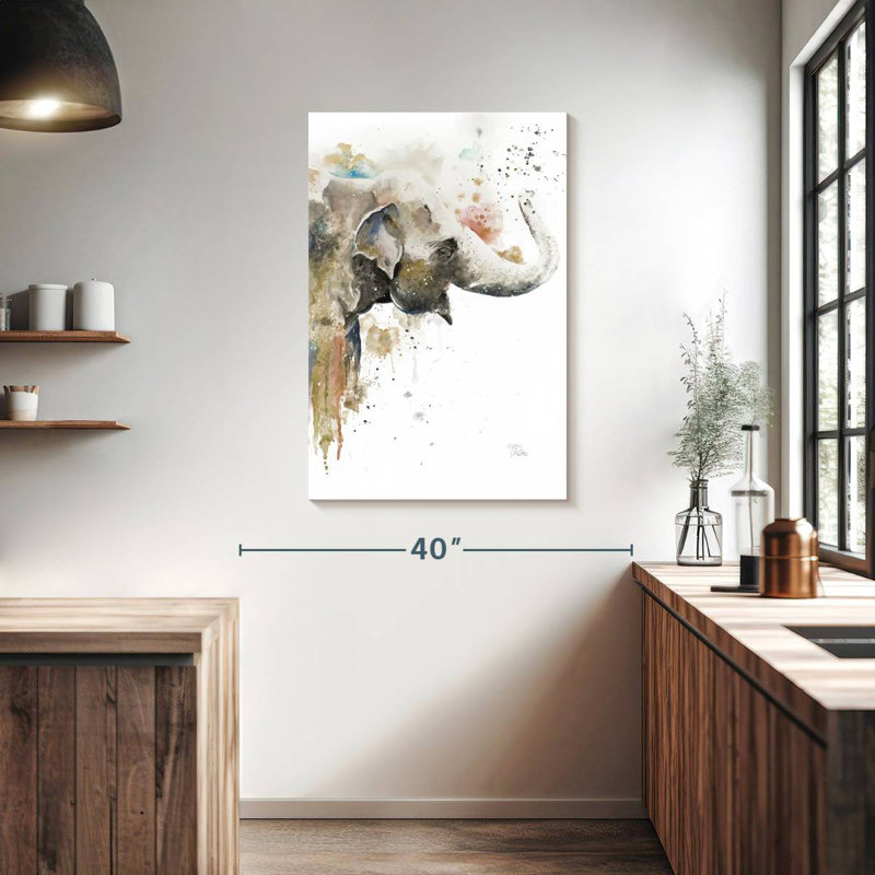 Brampt Water Elephant, 39" H x 26" W