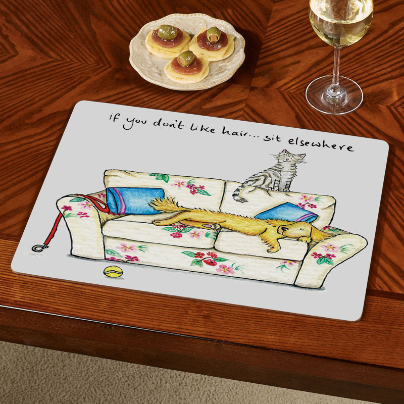 Tabitha Cork Solid Colour Rectangle Placemat
