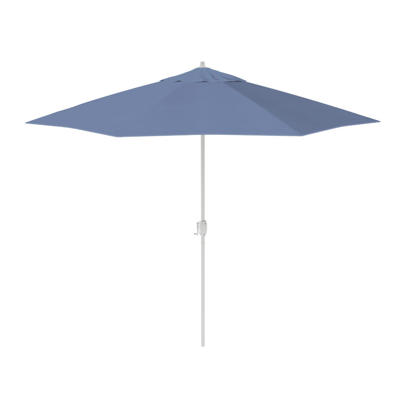 Parasol de marché 86,3 po Kenne, Toile toile Sunbrella® bleu ciel, l 108 po x P 108 po