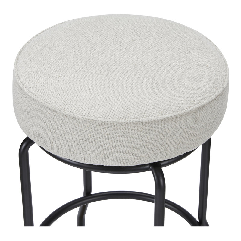 Kelsey Swivel Counter Stool, Beige