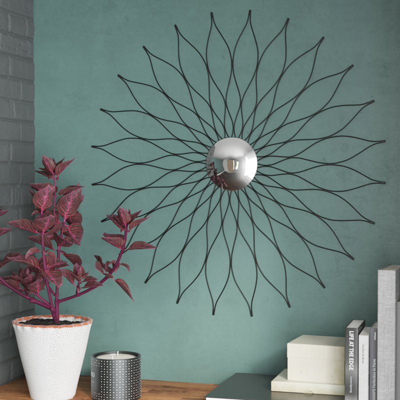 Metal Flat Wall Mirror