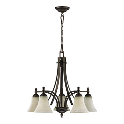 Lustre classique/traditionnel ombré 5 lumières Eastchester