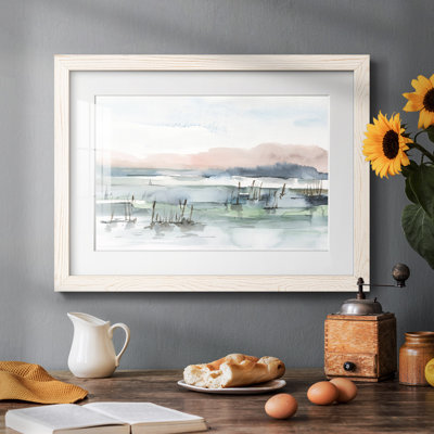 Marsh Cattails I, reproduction d'art encadrée