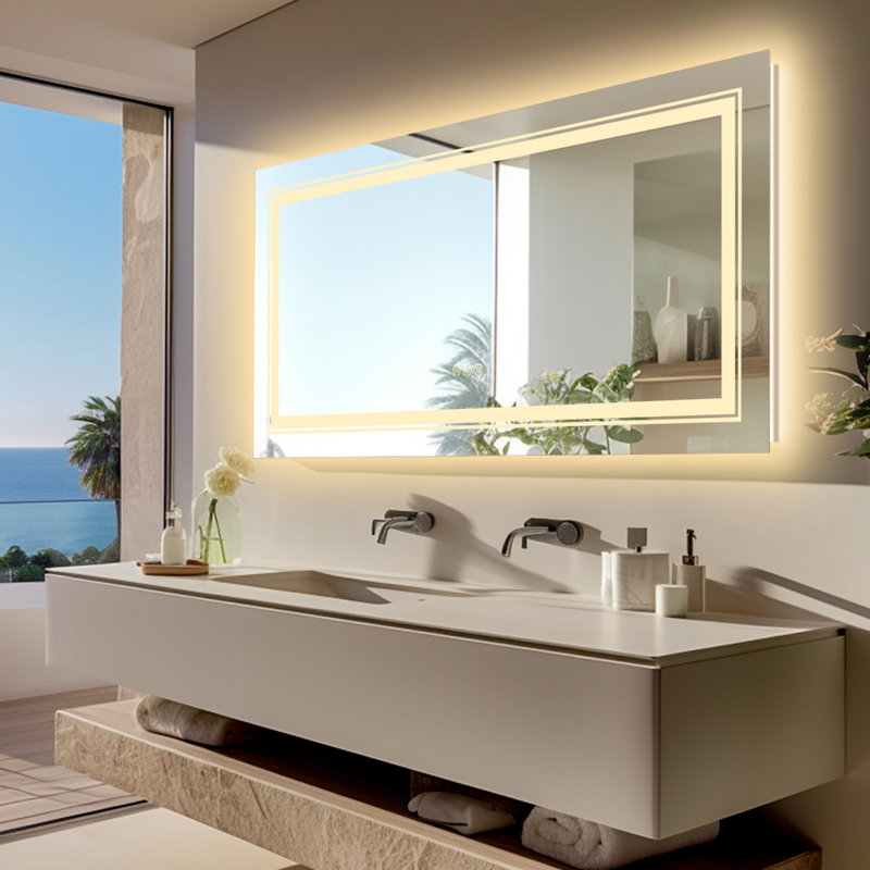 Shymel Rectangle Wall Mirror, 31" x 59.5"