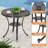 Waterfield 2-Person Cast Aluminum Round Bistro Table