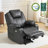 Courtois Medium Power Recliner Lift Chair with Massage and Heat, Faux Leather-1884979339