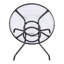 Carruthers 2 - Person 80cm L Outdoor Garden Tempered Glass Wood Grain Coffee Table