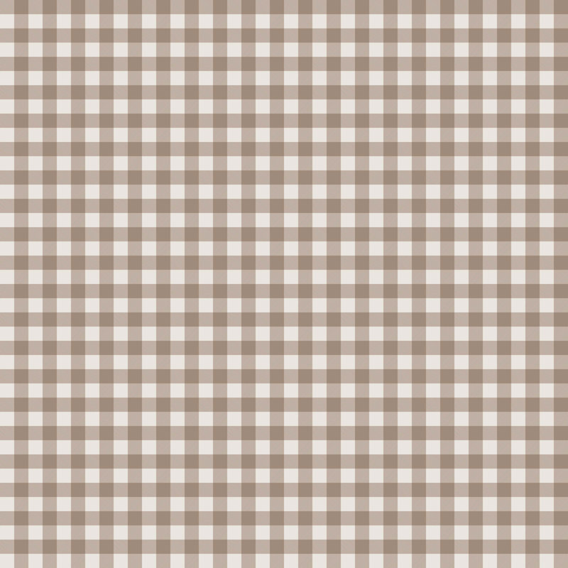 Vasiliy Upholstered Headboard, King, Cotton Plaid Cream