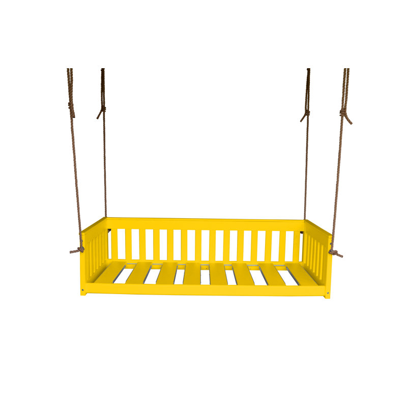 Siège de balançoire Dextra, Rayure lime, Jaune citron