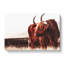 Highland Cow In Scotland In Abstract - Wrapped Canvas-55311362