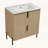 30 Inch Bathroom Vanity with Sink,Full-Extension Drawers,Soft Close Slides,and Fluted Design-79627824