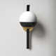 Dunn Single Light Glass Dimmable Armed Sconce