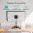 Single Monitor Stands Fits 13-32 Inch/17.6 Lbs Screen, Free-Standing Computer Monitor Mount, Monitor Desk Stand With Adjustable Height/Tilt/Swivel/Rotation, VESA Monitor Stand 75X75 100X100