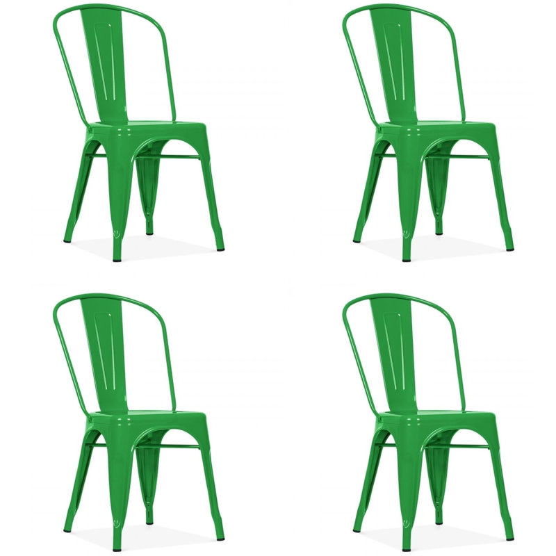 Chaise de patio empilable Hakana, Vert clair