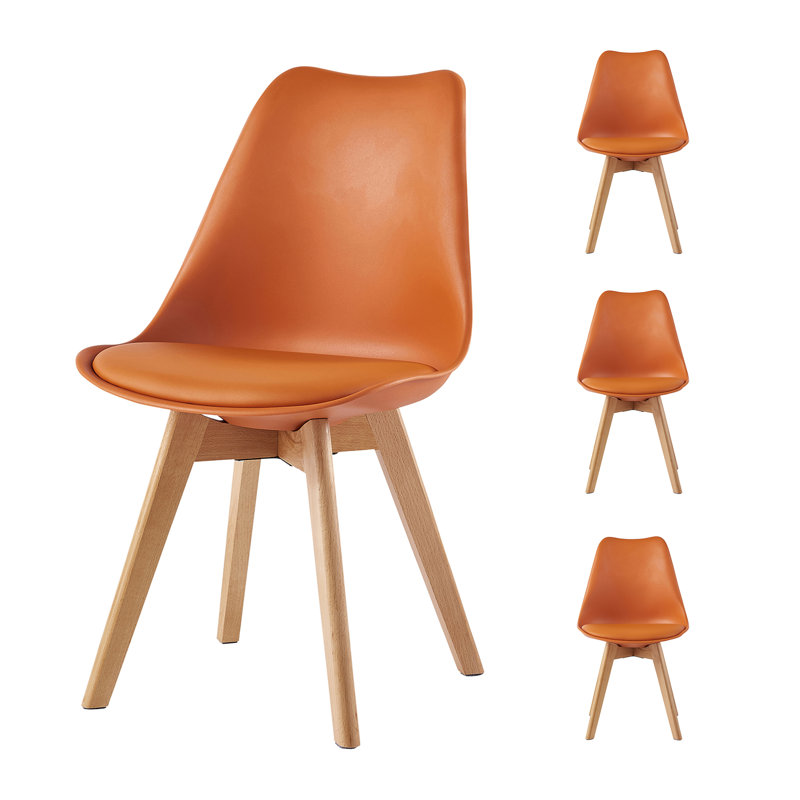 Knutsford Kitchen Dining Chair, Orange, 1