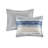 Comfortable 8-piece Seersucker Bedding Set, Blue Polyester, Modern Bedroom Decor