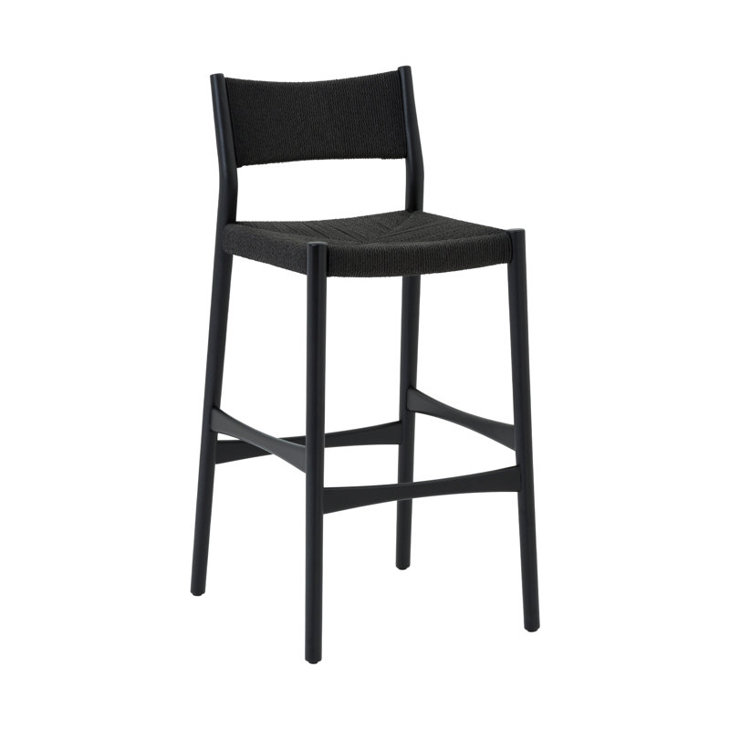 Buffolino Counter Stool, Bar Stool (30" Seat Height), Black