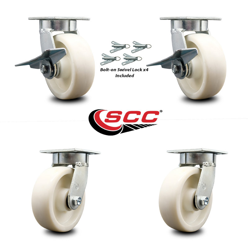 Kingpinless Nylon Caster