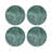Agate Vegan Leather Round Pebble Placemat-50817840