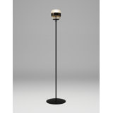 Futura Floor Lamp P Amber Brass Matt Black 1 E26 Ul