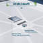 48" W x 32" D x 4" H Shower Base with Single Threshold Anti-Slip Acrylic Shower Pan White-102306061