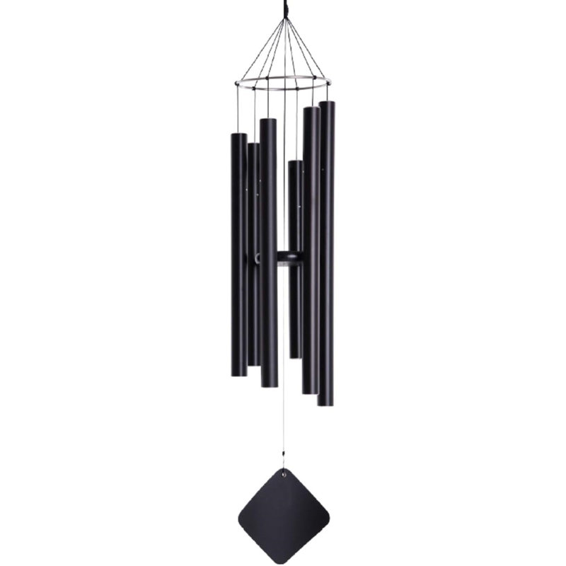 Carillon en métal, 38" H x 8" W