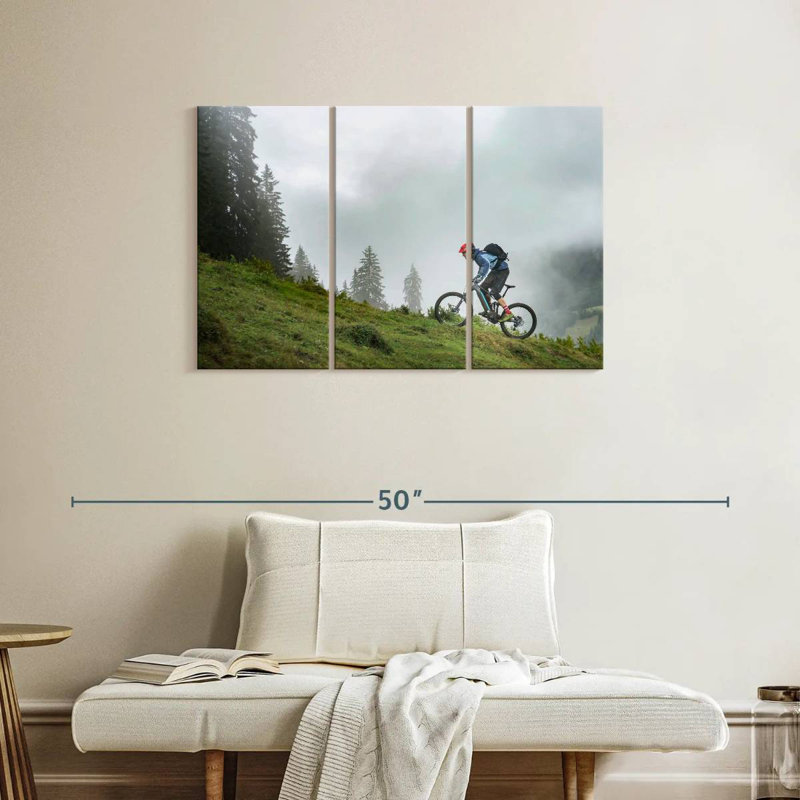 Senne en vélo de montagne, H 24 po x l 38 po