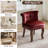 Tufted Upholstered Velvet Vanity Chair with Solid Wood Legs-291756798