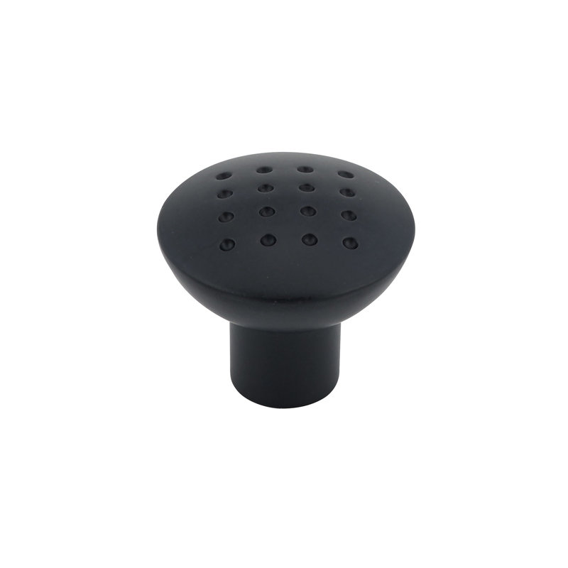 Expression 1 5/16" Diameter Mushroom Knob, Matte Black