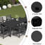 Table et chaises de salle à manger d'extérieur standard 7 pièces-270980860