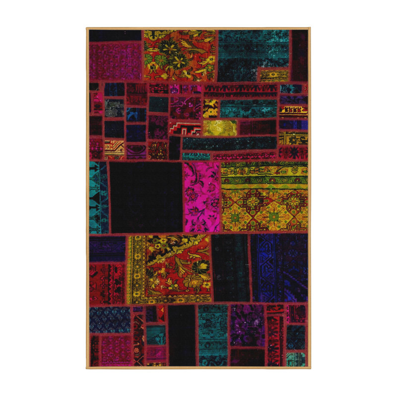 Abstract Indoor Rug, Rectangle 7' x 10'