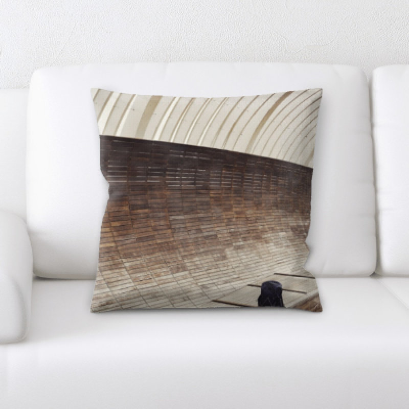 Microsuede Reversible Throw Pillow