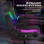 X Rocker PC & Racing Game Chair with Built-in Speakers in Black