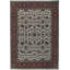 Tapis ivoire et rouge noué à la main de haute qualité