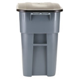 Resin Outdoor Trash & Recycling Bin - 50 Gallons