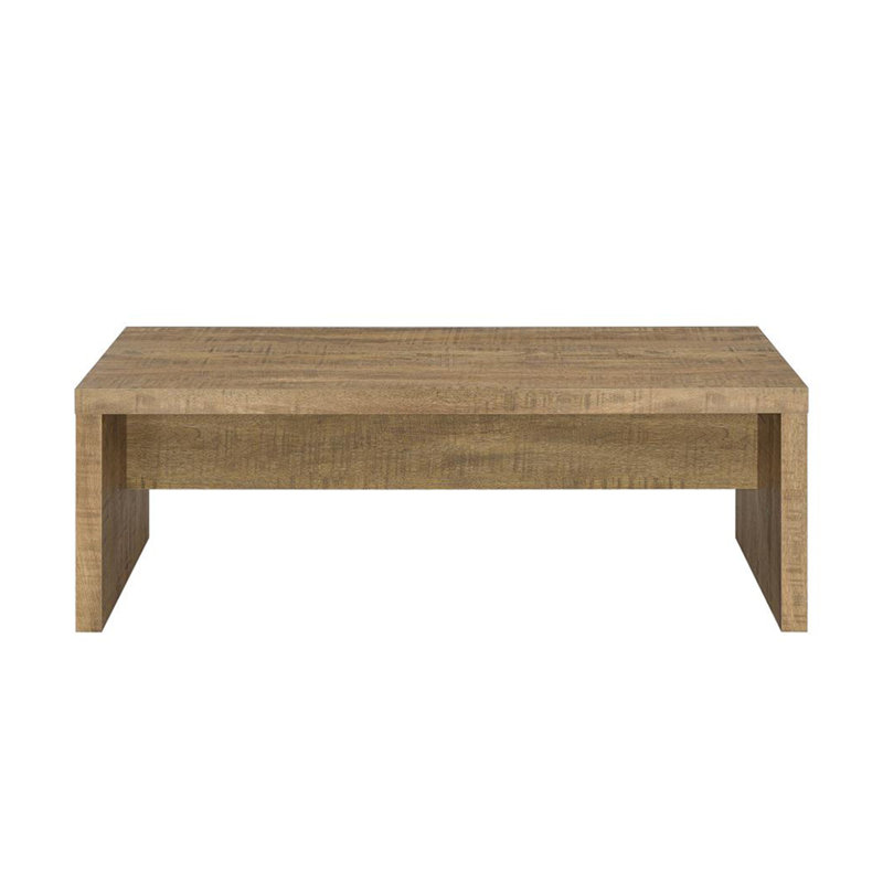 Table basse rectangulaire en bois d'ingénierie