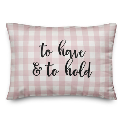  Coussin «To Have And To Hold»